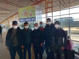 鑫正印尼项目出境机场留影