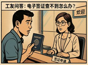 工友问答：电子签证查不到怎么办？