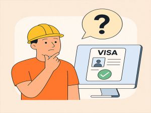 工友问答：没有纸质签证合法吗？