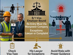 往返签证人力公司不给办，工人能不能自己办理？